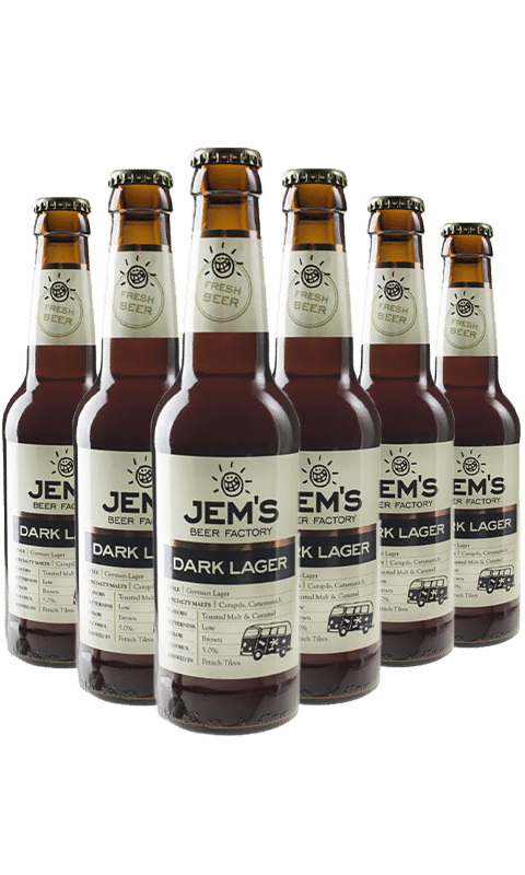 שישיית בירה ג'מס דארק לאגר 330 מ"ל